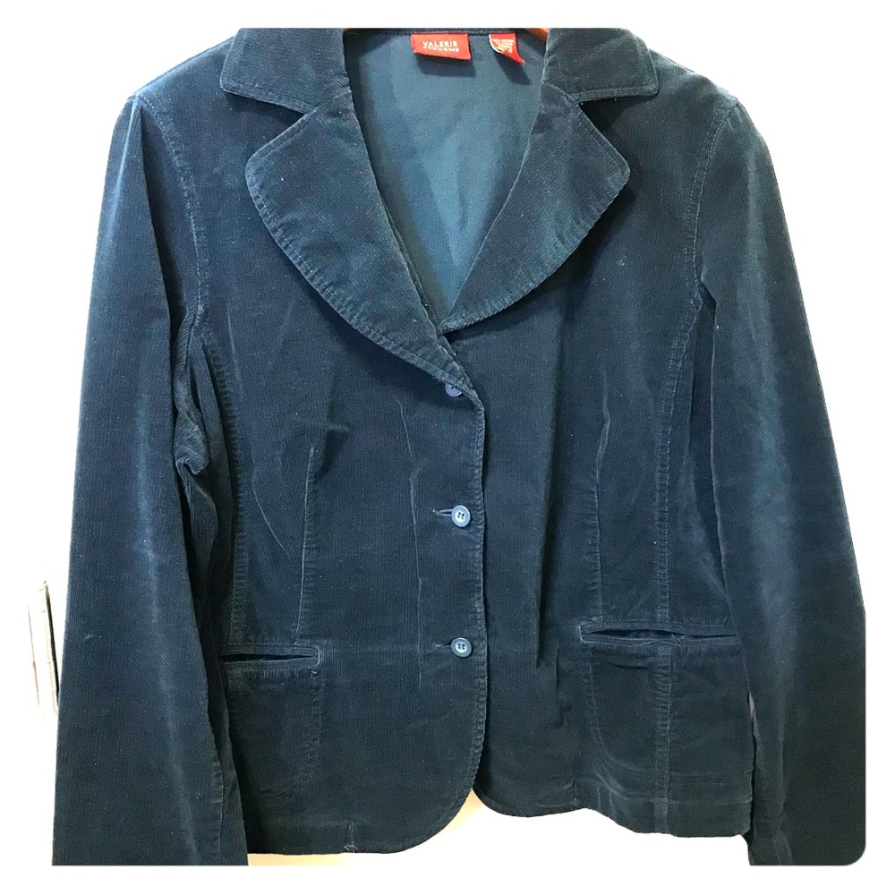 Teal Corduroy Blazer